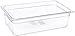 Rubbermaid Commercial Products Cold Food Insert Pan for Restaurants/Kitchens/Cafeterias, Full Size, 6 Inches Deep, Clear (FG132P00CLR)