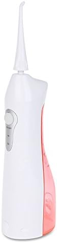 Water Flosser Cordless,portable oral irrigator,USB Rechargeable IPX7 Waterproof FDA with 3 Jet Tips,Professional oral irrigator for teeth Braces,at Home&amp;Travel (Pink)