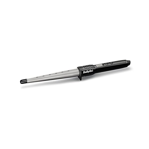 BaByliss-Ceramic-Curling-Wand-Pro BaByliss Ceramic Curling Wand Pro, Flawless curls, 13 - 25 mm conical barrel, wrap control, variable heat