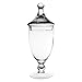 CYS EXCEL Glass Apothecary Jar. H-13.5