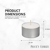 Price's Candles 100 Pack 8 Hour Tealights Long Burning Night Lights view 2