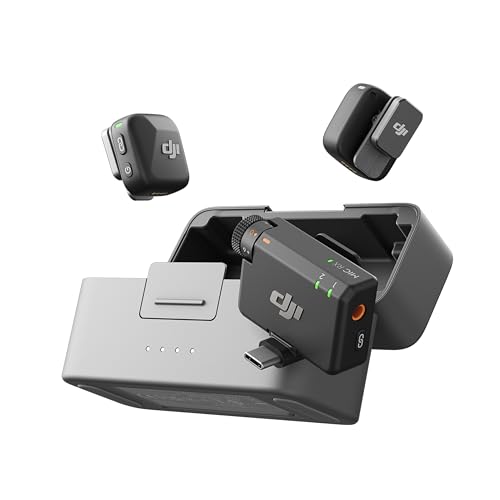 DJI Mic Mini (2 TX + 1 RX + Charging Case), Wireless... en promo sur Amazon