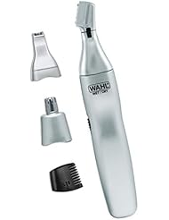 Cortapelos Wahl para orejas, nariz y cejas, cortadora de cejas y vello facial sin dolor para hombres y mujeres, afeitadora eléctrica con batería incluida, modelo 5545-400