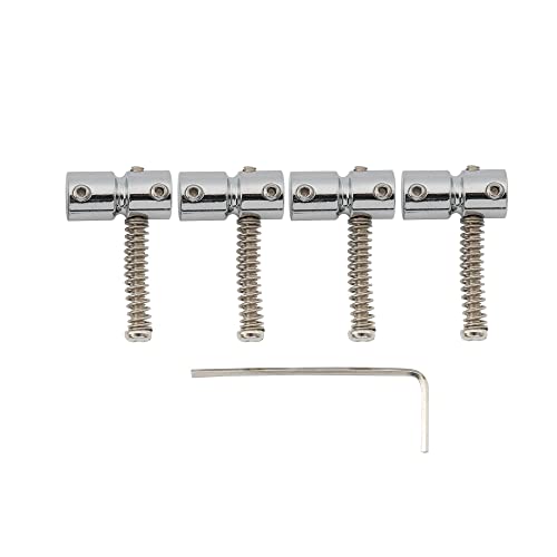 Musiclily Pro 19mm Steel Bass Bridge Saddles for 4-String Precision ...