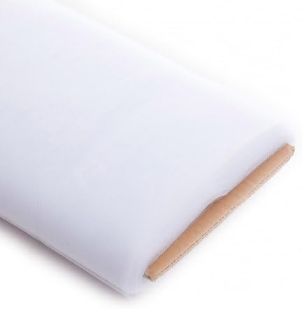 Tulle High Quality Yardage - 40 Yards Bolt, 54" Wide White or Ivory