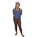 STRETCH IS COMFORT Girl's Cotton Leggings Brown X-Large