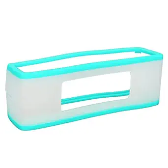 Bluetooth Speaker Sleeve, Soft Speaker TPU Prevent Scratch Decorative Hollow Design Flexible Shock Proof for Mini 1/2(Mint Green)