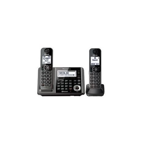 Panasonic KX-TGF372M Link2Cell-Bluetooth 2 Cordless Phones w Answering Machine (Certified Refurbished)