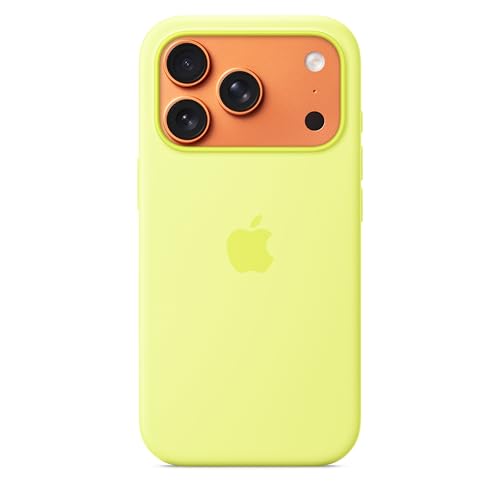 Apple iPhone 17 Pro Silikon Case mit MagSafe - Neongelb ​​​​​​​
