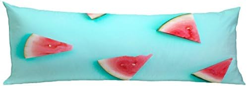 MariamMcKinley Body Pillowcase Natural fruit watermelon Maternity Pregnancy Long Body Pillow Cover 20 x 54 Inch