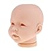 Prettyia Silicone Baby Doll Head Sculpt Unpainted Mold for 22