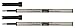 Cross Refills Black Dual Pack Rollerball Pen - 8523-2