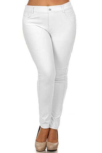 slimming stretch jeggings