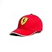 Ferrari Red Rookies Young Kids Classic Hat Cap w/Scuderia Ferrari Logo Badge