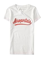 Aeropostale Women's Aropostale Logo Graphic T Shirt Xs Bleach