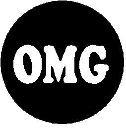 OMG Pinback Button 1.25" Pin / Badge ~ Oh My Gosh