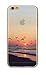iPhone 6 / 6s , TPU Transparent Clear Case Bumper Ultra Slim Translucent Gel Cover for Apple iPhone 6 / 6S (Beach Sunset and Birds)