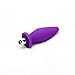 Anal Trainer Kit - 3 Butt Plugs Set with Suction Cups and Vibrating Bullet - Unisex Anal Sex Toy for Beginner or Advanced Butt Play - Body Safe Silicone - Guaranteed Maximum Pleasure (Purple)