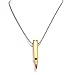 Cobrabraid Real .223 Bullet Necklace on 24-Inch Nickel Plated Ball Chain