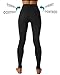 Homma High Waist Tummy Compression Control Slimming Leggings Thights (SMALL, BLACK)