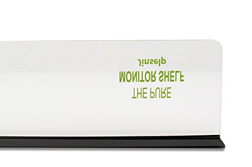 EIKS Fashion Computer Monitor Side Panel Multifunction Memo Pad Transparent Message Sticky Board (Bottom)