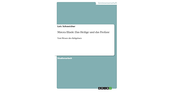 Beispiel fuer profan in der religion