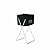 NCAA South Carolina Fighting Gamecocks Black Party Cube Portable Cooler with Stand