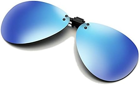 Polarized UV400 Clip-on Flip-up Sunglasses Lens Myopia Glasses Outdoor Driving
