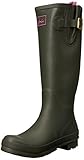 Joules Women's Field Welly Rain Boot, Olive/Olive, 9 M US