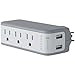 Belkin Mini 5W 3-Outlet Swivel Travel Charger with Dual USB Ports