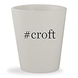 #croft - White Hashtag Ceramic 1.5oz Shot Glass