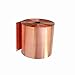 Tong gu 0.1x1m Pure Copper Foil Metal Copper Sheet Plate Guillotine Cut Material Two 0.02-0.05mm Thickness (0.05mm)