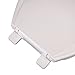 Comfort Seats C1006S00 Ez Close White Round Closed Front Toilet Seat