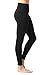 90 Degree By Reflex High Waist Tummy Control Super Compression Leggings - High Rise Hypertek Yoga Pants - Black - Large