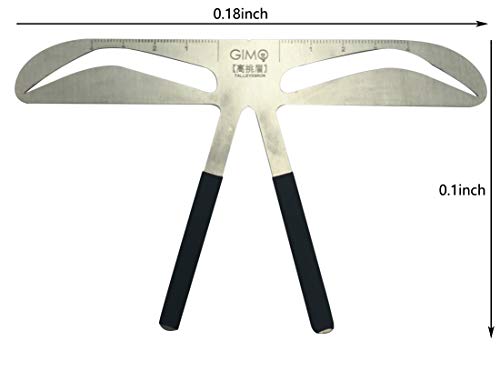 Eyebrow Stencil Ruler for Europeans and Americans Eyebrows Enhancer Permanent Eyebrow Tattoo Tools Balance Ruler Shaping Template