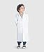 Dr. James Kids Lab Coat for School, Safety Snaps, Durable, Full Length, 2-16 Years (4-6 Years)