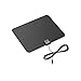 ViewTV 60 Mile Flat HD Digital Indoor Amplified TV Antenna - Detachable Amplifier Signal Booster - 12ft Coax Cable - Black