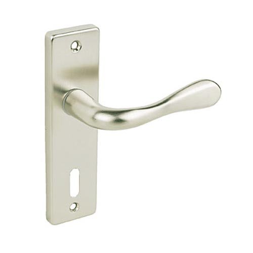 Merriway BH00014 Berkeley Lock Handle Satin Nickel 150mm -1 Pcs