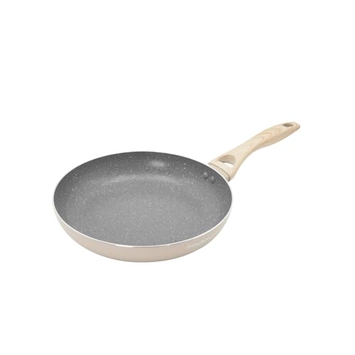KASANOVA Poêle antiadhésive Cooking Therapy, revêtement à base d’eau, compatible avec tous les types de feux, sans PFOA ni nickel, inscription gravée au laser (26 cm)
