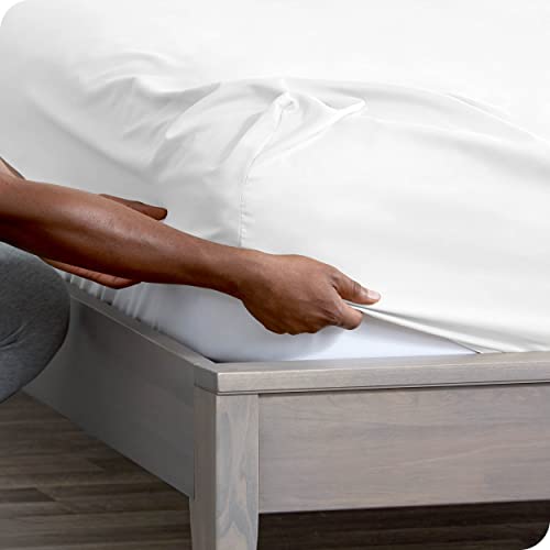 Bare Home Twin Extra Long Fitted Sheet Extra Deep Pocket Fitted Sheet