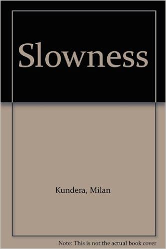 Slowness Kundera Milan Amazon Com Books