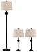Mason Bronze 3-Piece Floor and Table Lamp Set