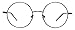 Metal Round Readers - Reading eyeglasses (unisex) Black, Gold, Silver or Grey