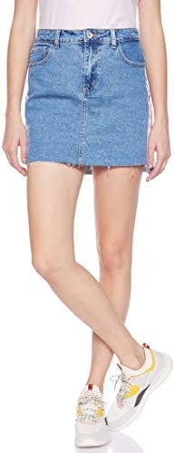 ONLY Womens Elifa Skirts in Medium Blue 