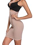 Joyshaper Half Slips for Under Dresses Womens Tummy Control Dress Seamless Slip Slimming Shapewear (Beige, Medium)