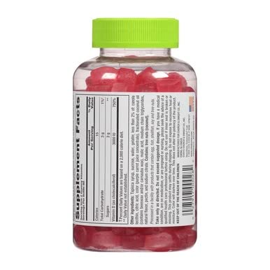VITAFUSION EXTRA STRENGTH D3 GUMMIES, NATURAL STRAWBERRY 120 EA (PACK OF 2)