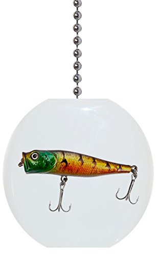 Green Orange Fishing Lure Solid Ceramic Fan Pull