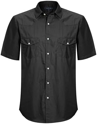 Amazon.com: Galaxy by Harvic Mens Short Sleeve Casual Button Down