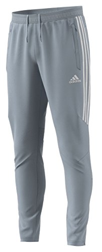 adidas Men's Soccer Tiro 17 Pants, X-Large, Light Grey/White