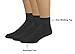 Classic Women's Diabetic Non-Binding Ankle Socks 3-Pack, Black, Size 9-11